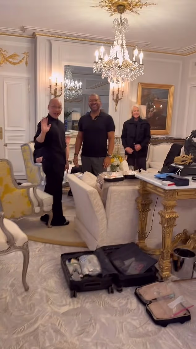 Meghan's entourage: Tasked with making the royal look glamorous was her style squad