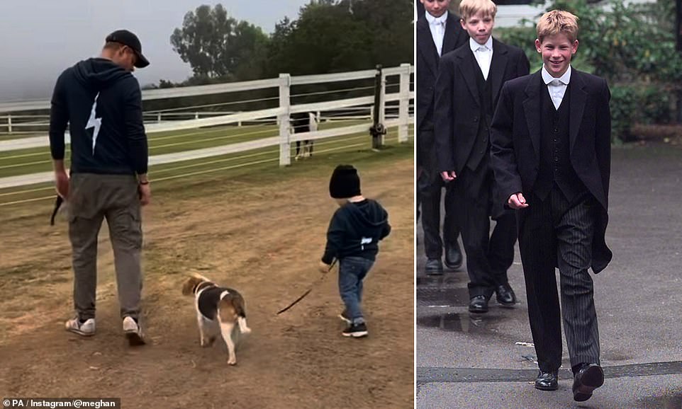 Prince Harry will not send Archie to Eton College, his spokesman has revealed. The Duke of Sussex is said to want his children to be educated in the UK, telling his friend Joss Stone about the importance of 'community' for his son and daughter. The Daily Mail revealed last week that Harry had also confided in another close friend that he fears his children are missing out on an extensive family network in Britain. But Archie will not go to his father's alma mater, just a fifteen minute walk from Windsor Castle.