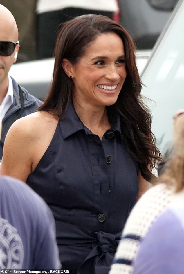 The Duchess of Sussex has undergone somewhat of a beauty transformation in recent times - and beauty experts have revealed what treatments she might've undergone (pictured at the One805 Live! event in Santa Barbara)