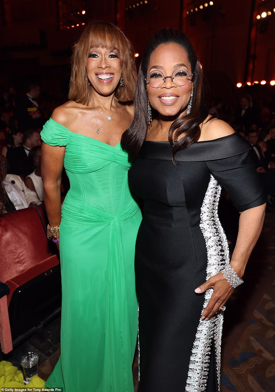'And he said, "Our pond is a stream, we don't have a pond, so can we bring the ducks over to your pond?"' Oprah agreed but asked Harry to wait because her best friend Gayle King's grandchildren were coming to visit and would like to see the spectacle, but Harry - who shares Prince Archie, six, and Princess Lilibet, four, with Meghan - insisted he needed to move the creatures immediately. She continued: 'I said, "Wait until I can get the kids to come down to the pond so they can see you put the ducks in the pond." And he goes, "No, we're coming right away, we're coming over!"' But the cute scene turned to chaos when the 'mama duck' fled and the trio had to chase her, providing the 'funniest thing' Oprah had ever seen.