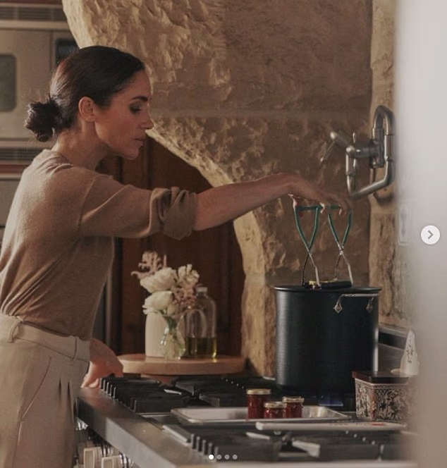 Mr Teixeira added that Meghan's decision to sell her jam sets at a higher price point 'signals confidence and exclusivity' but warned: 'The key will be in storytelling