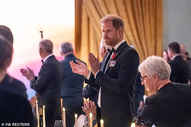 Harry is in Canada ahead of Remembrance Sunday