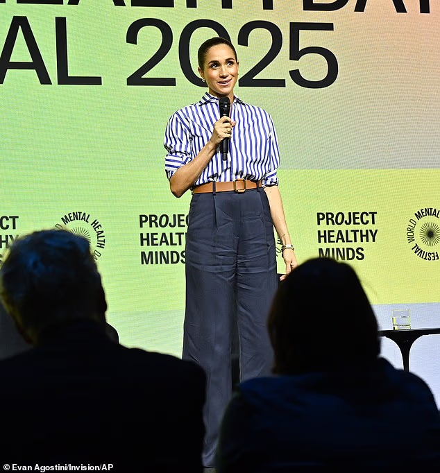 On Friday, Meghan and Harry were seen attending the World Mental Health Day Festival in NYC