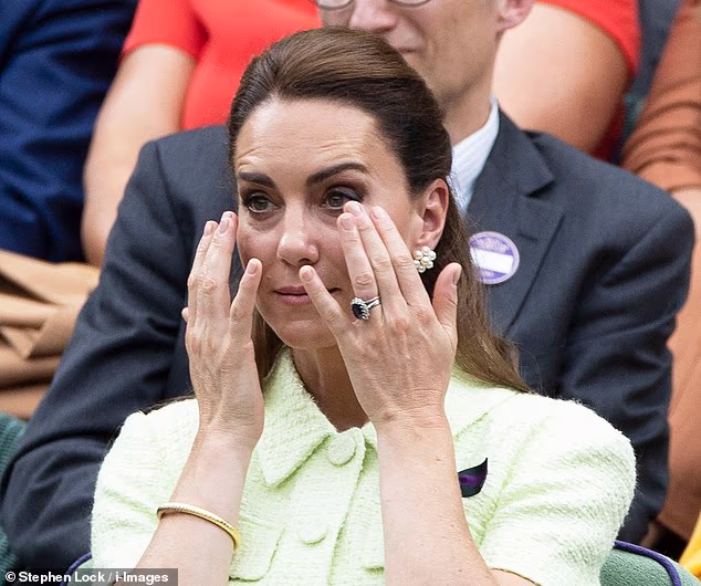 Public displays of emotion are also not an unfamiliar concept to Kate, Princess of Wales, who in 2023 was captured becoming incredibly tearful while watching Tunisia's Jabeur take on the Czech Republic's Markéta Vondrousova for the Venus Rosewater Dish
