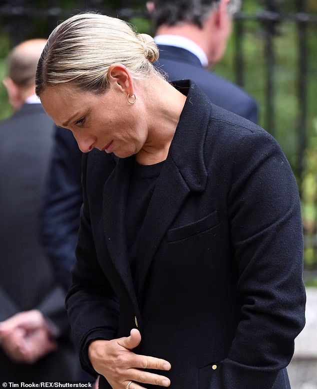 And as thousands of mourners lay flowers outside of Balmoral Castle to pay their respects and commemorate the late Queen, Zara Tindall also appeared visibly emotional as she tearfully analysed the sea of tributes