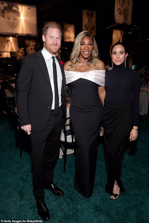 Meghan and Harry were seen partying amongst A-listers at the weekend, seen with Serena Williams at the Baby2Baby Gala before attending Kris Jenner's 70th birthday