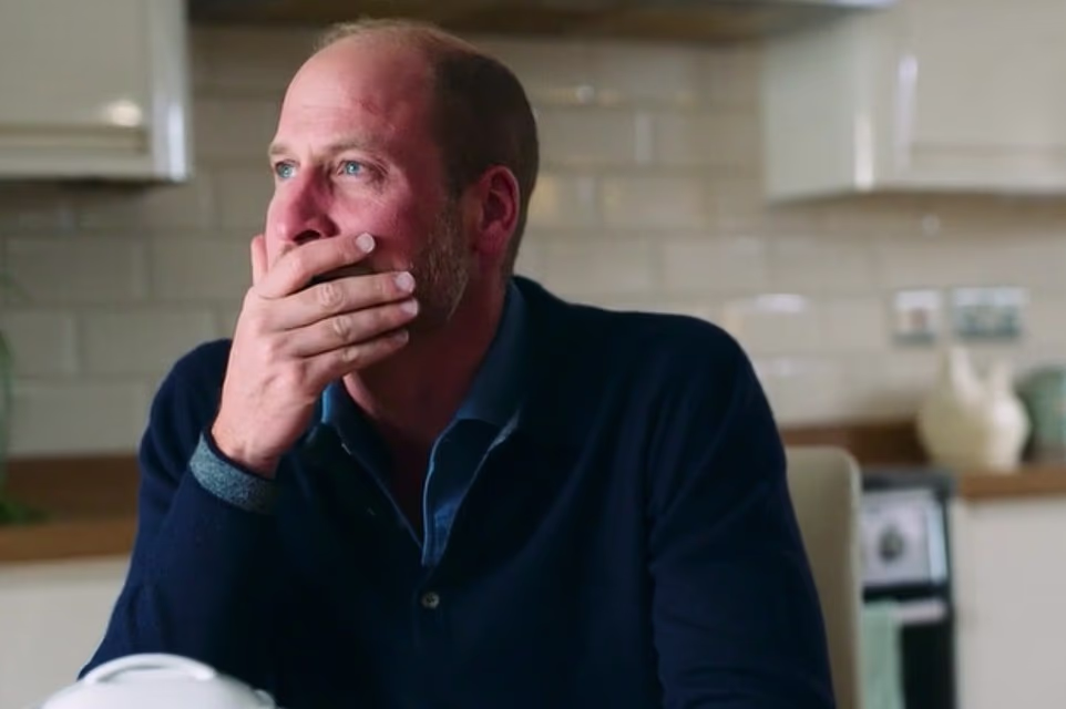 The couple are apparently planning their reconciliation with the royal family in a secret plot dubbed: 'Project Thaw'. There have been claims that William could even meet Harry - but he is not willing to do so with Meghan present. This morning a video showing the future king breaking down in tears also emerged . William couldn't hide his anguish as he discussed the devastating impact of suicide with a mother whose husband took his own life just five days after their one-year-old son died. The King and his eldest son were together at the Natural History Museum in London last night for a rare joint public engagement, brought together by their shared passion for the environment. A video showed them warmly greeting each other with William putting his hand on Charles's shoulder.
