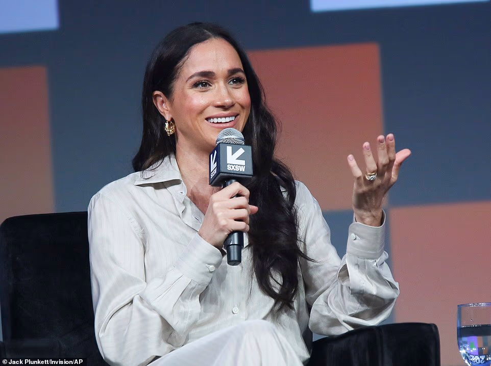 Meghan added that her boundaries became 'stronger' once she was in the 'public eye.' 'You find different ways to protect yourself, whether that's self-preservation or it's just growing up,' she told the outlet. Elsewhere in the story, the writer, Kaitlyn Greenidge, also interviewed two of Meghan's famous friends - tennis player Serena Williams and entrepreneur Kelly Zajfen. Williams gushed about how easy it is to talk to Meghan. 'We love a good mimosa,' Williams told the outlet. 'We could talk for a hundred hours, and it feels like 10 minutes go by, and it's like we never stop smiling.'