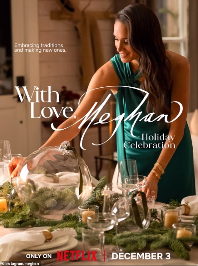Meghan Markle has revealed that her holiday special will be airing on Netflix on December 3