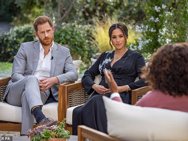 Oprah was the journalist who sat down with Meghan and Harry for a tell-all interview about their time working and being a part of the royal family, which aired in March 2021