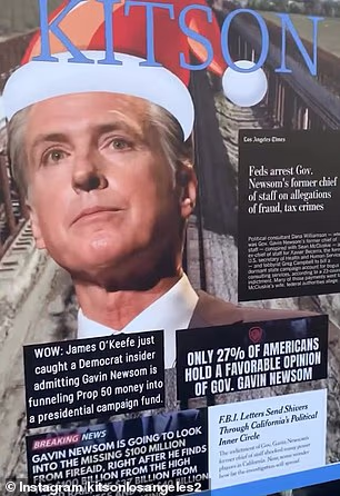 Politicians Gavin Newsom and Karen Bass are also featured this year