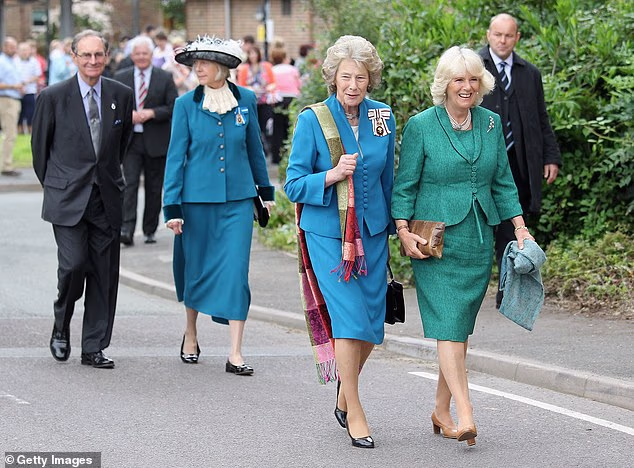 Queen Camilla and han Legge-Bourke visit Ysgol Penmaes, a specialist school for children with learning difficulties in 2012