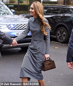 The petite Hudson worth £415, currently only available to pre-order for delivery next May, appears to be a new addition to what is already a sizeable accessories wardrobe