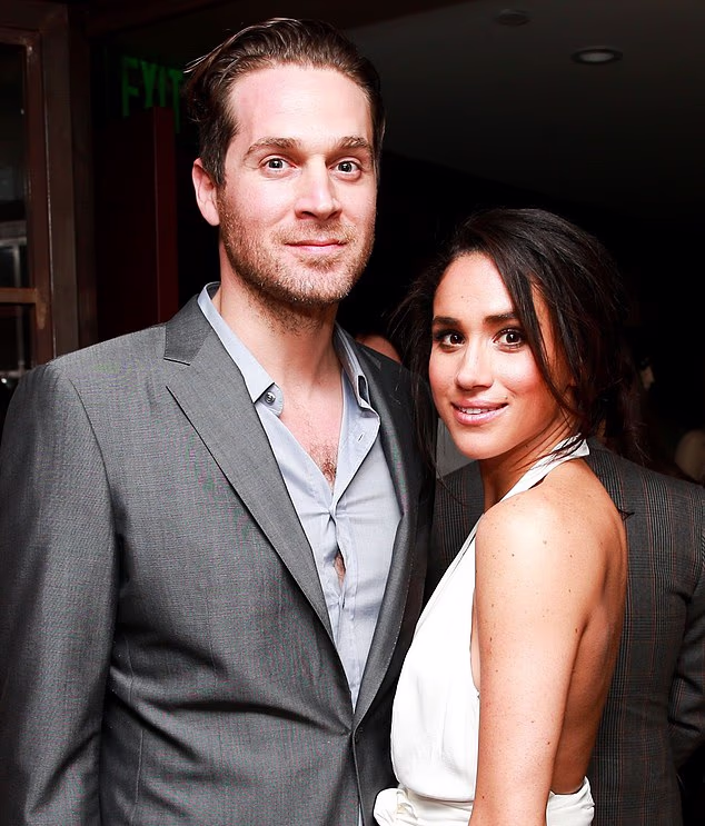 As Meghan's friendship with Rory blossomed, the Suits star began a relationship with Canadian celebrity chef Cory Vitiello (left). According to royal author Tom Bower, Cory asked Meghan on two occasions whether she was having a relationship with Rory