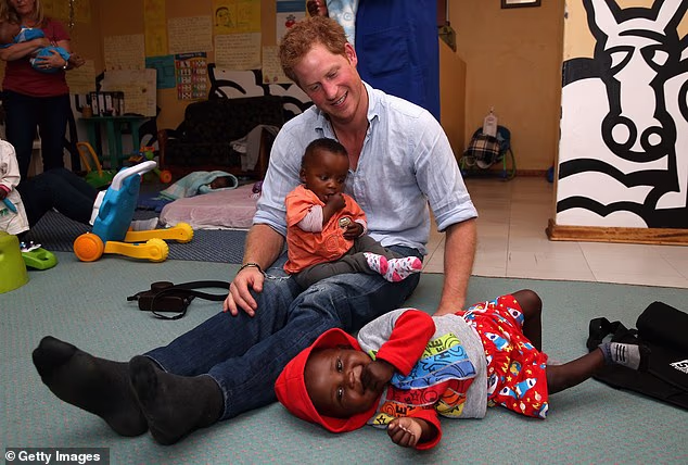 Prince Harry helped set up the Sentebale charity in memory of his mother Princess Diana. The charity helps children and young people in Africa come to terms with their HIV/AIDS diagnoses