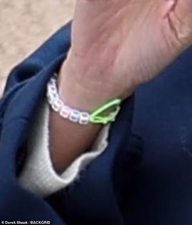 The Duchess of Sussex, 44, was fresh-faced and casual in a white jumperand skinny jeansfor the film - of which she is executive producer - but without the usual glitzy additions of her accessories