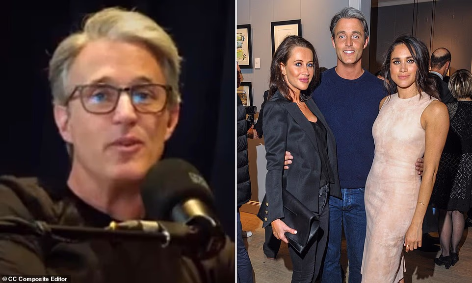 Rumors of the Duchess of Sussex's broken friendship with Jessica Mulroney have swirled for years. But according to Jessica's former husband, Canadian television host Ben Mulroney, the pair remain on 'positive terms'. At one point in time, Jessica was Meghan's staunchest defender, closest confidant and 'keeper of secrets' - including when she began secretly dating a British prince. She was also the first friend the Duchess called from the grounds of Kensington Palace when Harry proposed. Her twin sons, John and Brian even had the honor of carrying the train of Meghan's dress as she walked down the aisle at St George's Chapel, Windsor, while her daughter Ivy was a bridesmaid alongside Princess Charlotte. But in 2020, Jessica was reportedly cut adrift by her former best friend - when the Canadian stylist was effectively cancelled due to a social media spat with an influencer over Black Lives Matter.