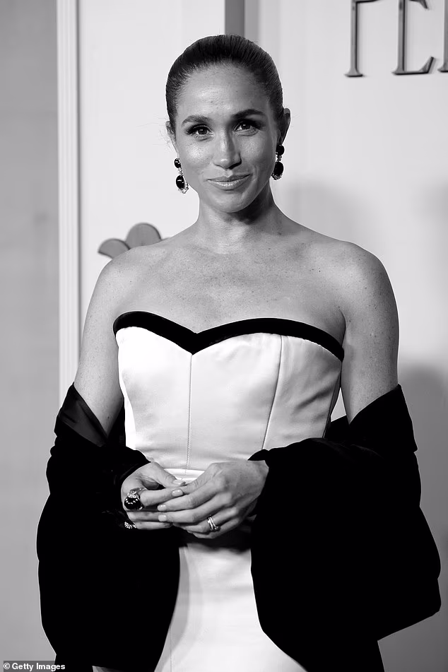 People took to X to praise Meghan's dress with fans describing it as 'perfection'