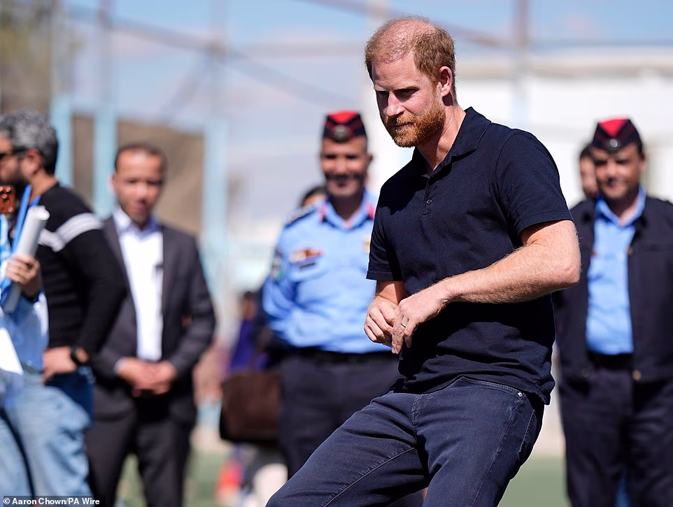 'Your visit, your support, your appreciation of the efforts that the United Nations, including of course, the World Health Organisation, the government of Jordan and others, are making here is enormously appreciated. So thank you for coming.' Jordan has received wave after wave of refugees beginning with Palestinians more than 80 years ago, who now number around 2.5million people, and Syrians who fled conflict in their country until recently ruled by President Bashar al-Assad. The latest wave of displaced people has flowed from the Israeli government's Gaza war against Hamas, launched after Hamas atrocities committed during the October 7 attacks. The ambassador also told the assembled group about one of the developments needed to resolve the issues faced by Palestinians: 'And of course, the last point is just to say a lasting solution of this requires a regional peace. 'It requires, in particular, peace between Palestine and Israel and the two state solution - that's easily said, we all know it's very hard to achieve, but we're all working on that too.'