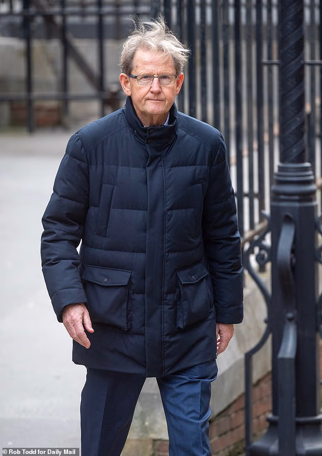 Paul Henderson, ex-investigations editor and news editor at The Mail on Sunday, outside the the Royal Curts of Justice in London