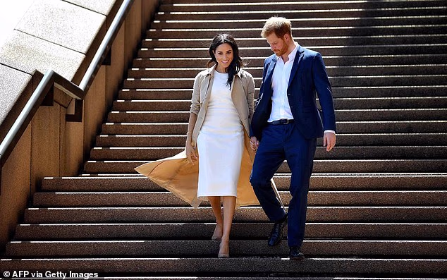 Meghan Markle will appear as a guest speaker at an exclusive women's retreat in Sydney next month as she and Prince Harry prepare to return to Australia (pictured in Sydney in 2018)