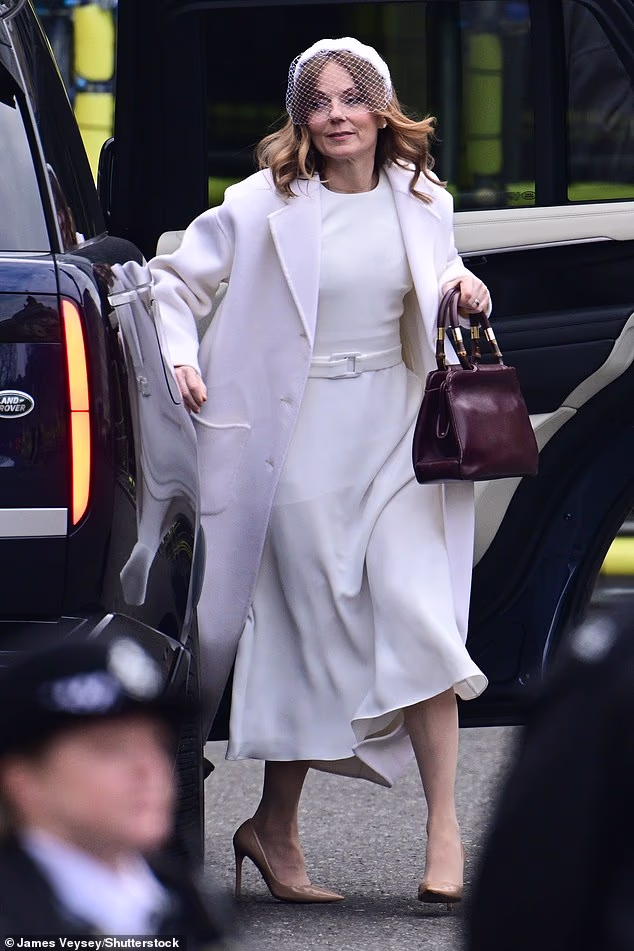 Geri Halliwell's dress featured light creases at the Commonwealth Day Service of Celebration at Westminster Abbey earlier this month