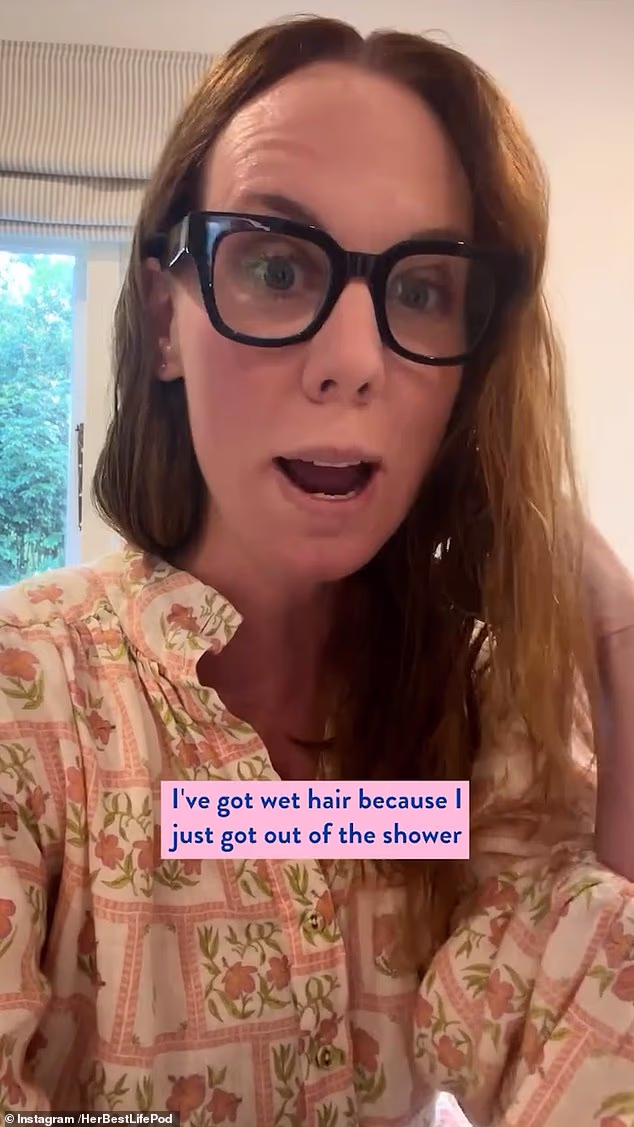 In the gushing video Ms O'Neill said: 'I've literally just got off the phone with Meghan... It couldn't have been any more real and she was just so divine and so beautiful'