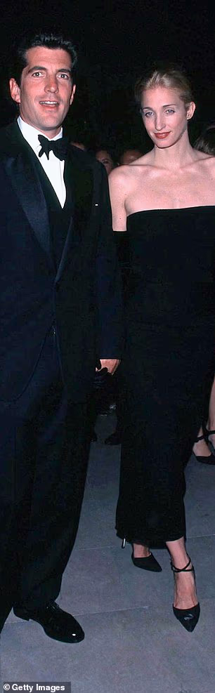 Meghan's look from 2026 matched Carolyn's from       1998