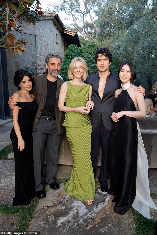 After photos from the event were shared online, some fans questioned whether Meghan had 'disregarded' the event's dress code when they noticed she was wearing the same colour as Beef star Carey Mulligan