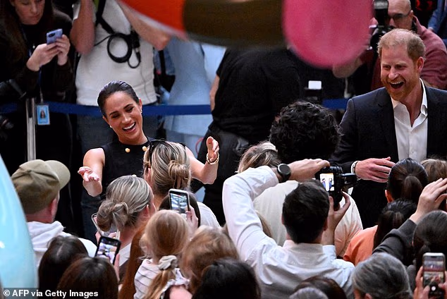 Both the Duke and Duchess looked delighted to be there