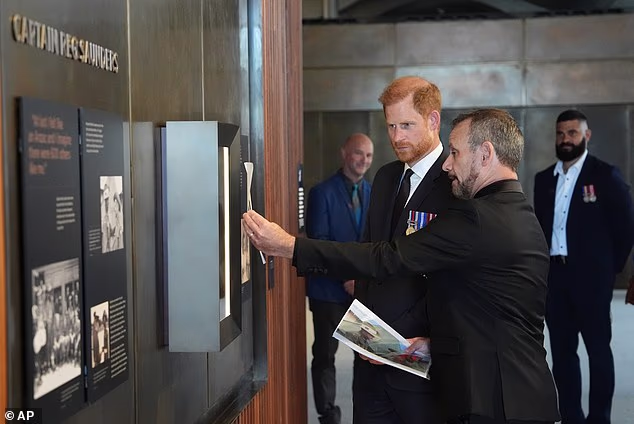 Harry was greeted with shouts of 'G'day' from locals in Canberra upon his arrival