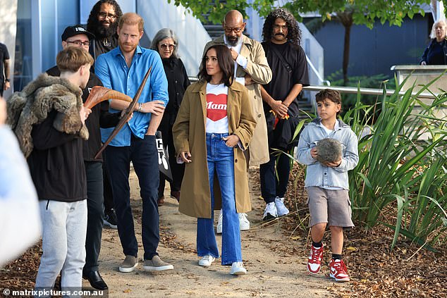 16 APRIL 2026 MELBOURNE AUWWW.MATRIXPICTURES.COM.AUNON EXCLUSIVE PICTURESThe Duke and Duchess of Sussex pictured on the Scar Tree Walk from Federation Square to Yarra Park. NOTE: The caption above is the photographer's impression only and may or may not be factual. It is the responsibility of the end user, publisher or licensee to verify the data before publication. All editorial images subject to the following: For editorial use only. Additional clearance required for commercial, wireless, internet or promotional use.Images may not be altered or modified. Matrix Media Group makes no representations or warranties regarding names, trademarks or logos appearing in the images.DISCLAIMER: To the maximum extent permitted by law, we make no representations or warranties about our Content, including (without limitation) that:They are complete, accurate, reliable, up-to-date and suitable for any particular purpose.RIGHTS MANAGED - EDITORIAL USE ONLY - STRICT ENFORCEMENT© MATRIX MEDIA GROUP 20