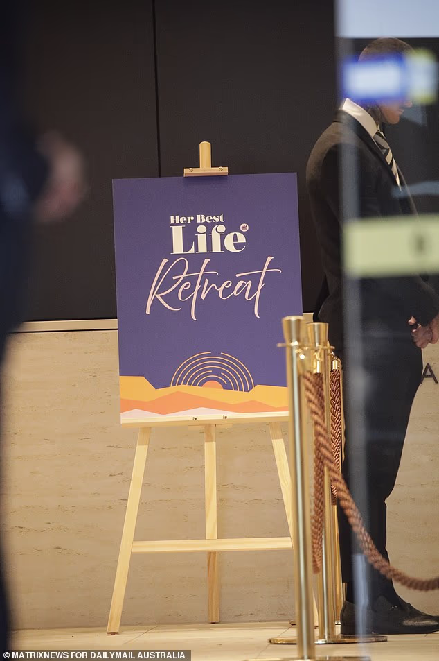 Police and private security are protecting the event