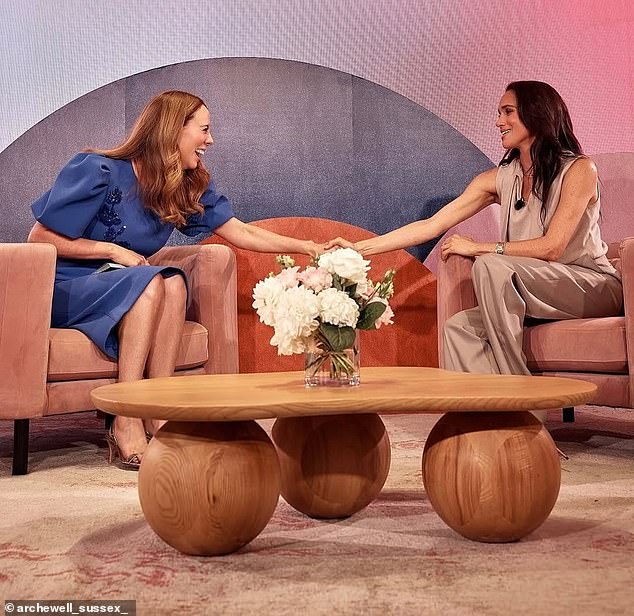 Meghan, Duchess of Sussex and Gemma O' Neill at "Her Best Life" retreat.archewell_sussex_¿Liked by ashleequinn39 and othersMeghan, Duchess of Sussex and Gemma O'Neill on @herbestlifepod ¿¿