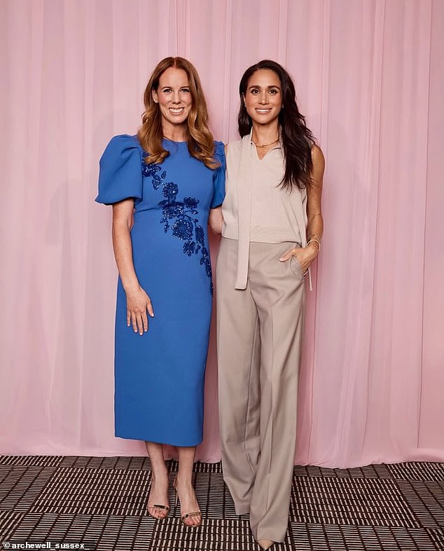Meghan, Duchess of Sussex and Gemma O' Neill at "Her Best Life" retreat.archewell_sussex_¿Liked by ashleequinn39 and othersMeghan, Duchess of Sussex and Gemma O'Neill on @herbestlifepod ¿¿