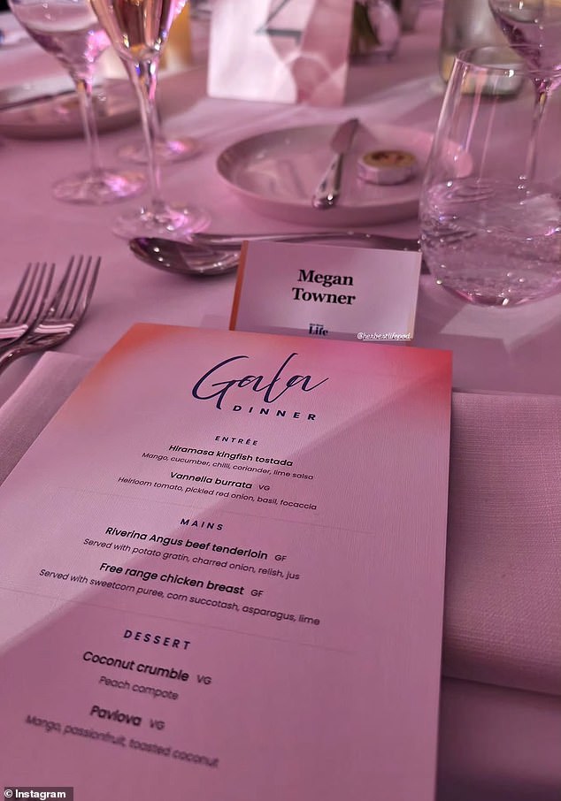 15743727 Meghan and Harry quietly slip out of Sydney after the Duchess' short-lived appearance at the Her Best Life retreat - as inside look into the glamorous evening is revealed