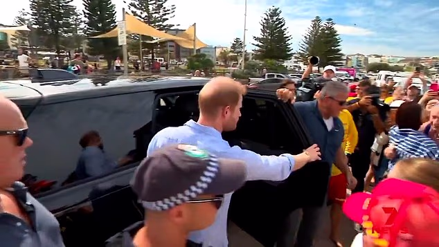 There was a ripple of laughter, including from his wife, as the duke made the off-the-cuff gag