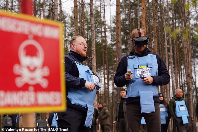 He flew an AI-powered drone which detects and maps the position of lethal explosives