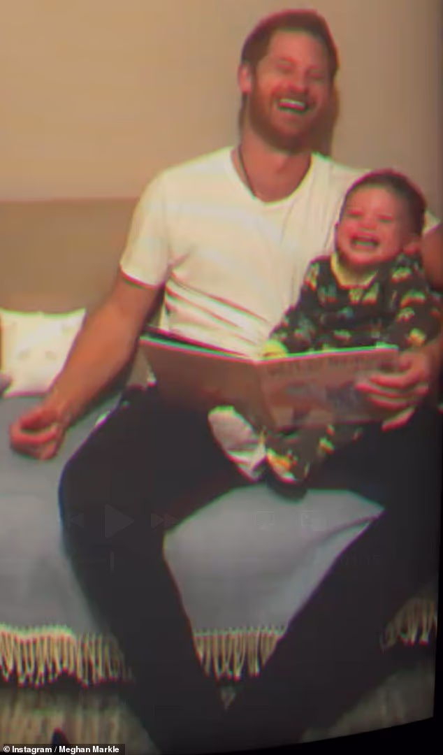 A picture taken by Meghan showing Harry with their son Archie. If the insider account is true ¿ that he¿s putting these snaps of his kids online in the hope the King will make contact ¿ he¿s playing a mug¿s game, writes Platell