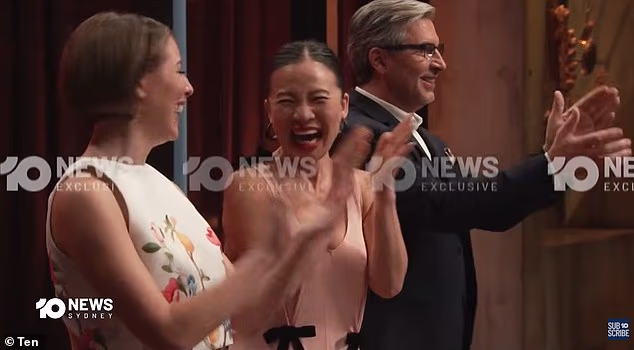In the clip, Poh can be seen giving a gushing introduction for Meghan, saying, 'We've had MasterChef royalty in the kitchen before, but no one like this'