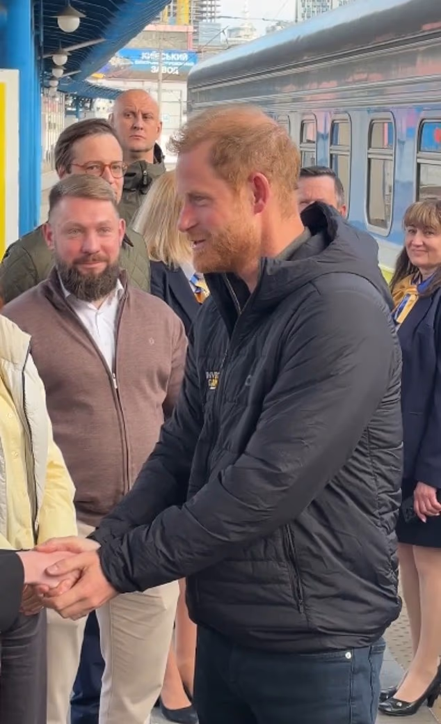 Prince Harry has arrived in Ukraine for an unannounced visit to Kyiv