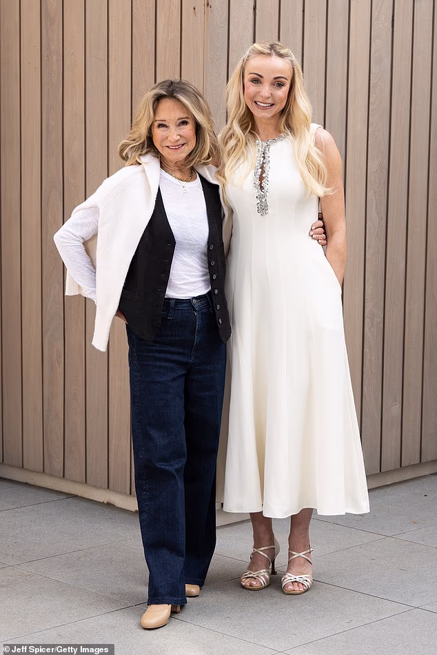 The Good Life actress Felicity Kendal and Call The Midwife star Helen George at Jerwood Space rehearsal studios for a photocall for the musical