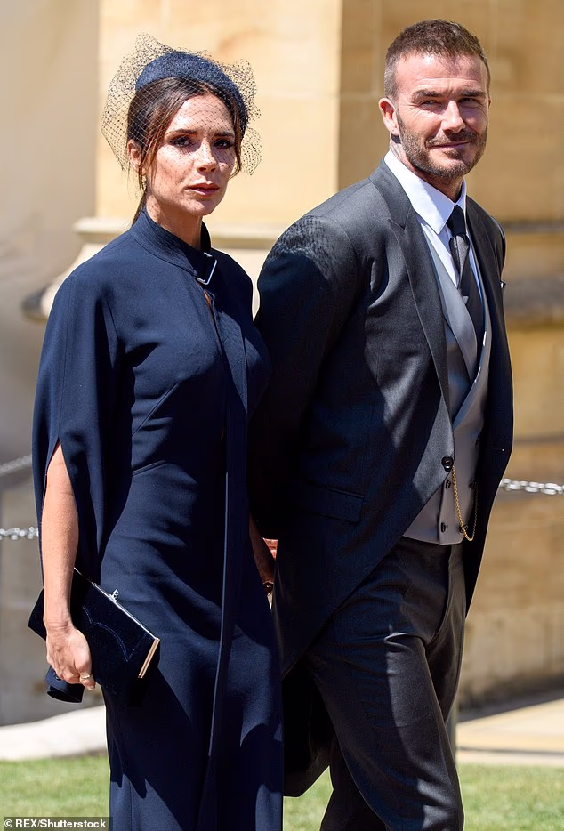 David and Victoria Beckham said they were thrilled to be at the wedding in 2018. But as David grows closer to Prince William and King Charles, his bond with Harry has seemingly tailed off
