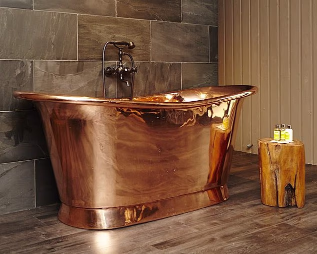 Meghan and Harry had a designer bath installed in Frogmore Cottage. The £5,000 cooper free-standing bath (pictured) was made by luxury firm William Holland