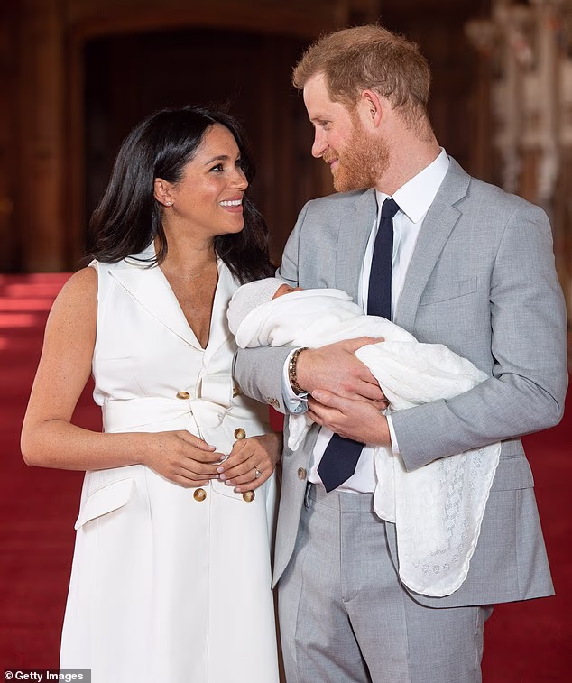 Prince Archie will today celebrate his seventh birthday more than 5,000 miles away from the Royal Family, who have only met the Duke and Duchess of Sussex's son a handful of times