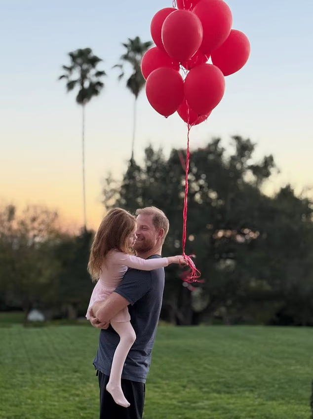 While Lilibet's face was hidden in earlier photos, fans finally saw what she looked like in Meghan's Valentine's Day post.