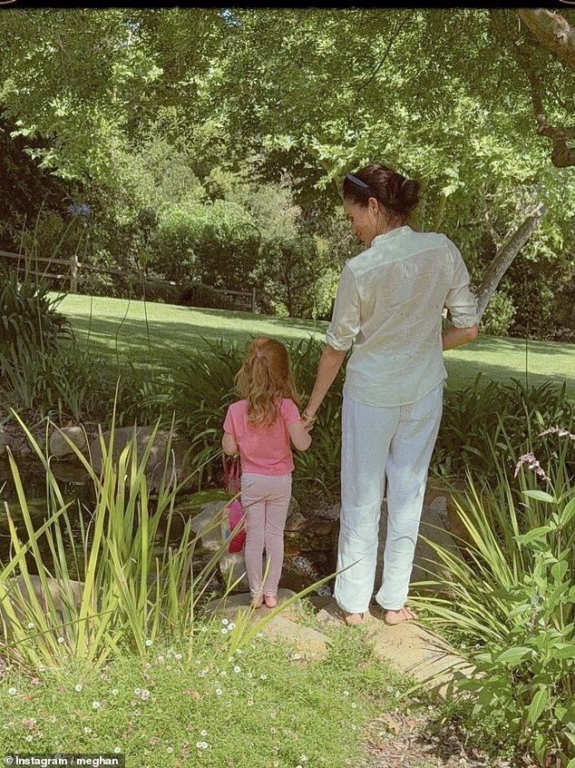 The little princess has been featured on Meghan's Instagram page with an increasing frequency over the past year.