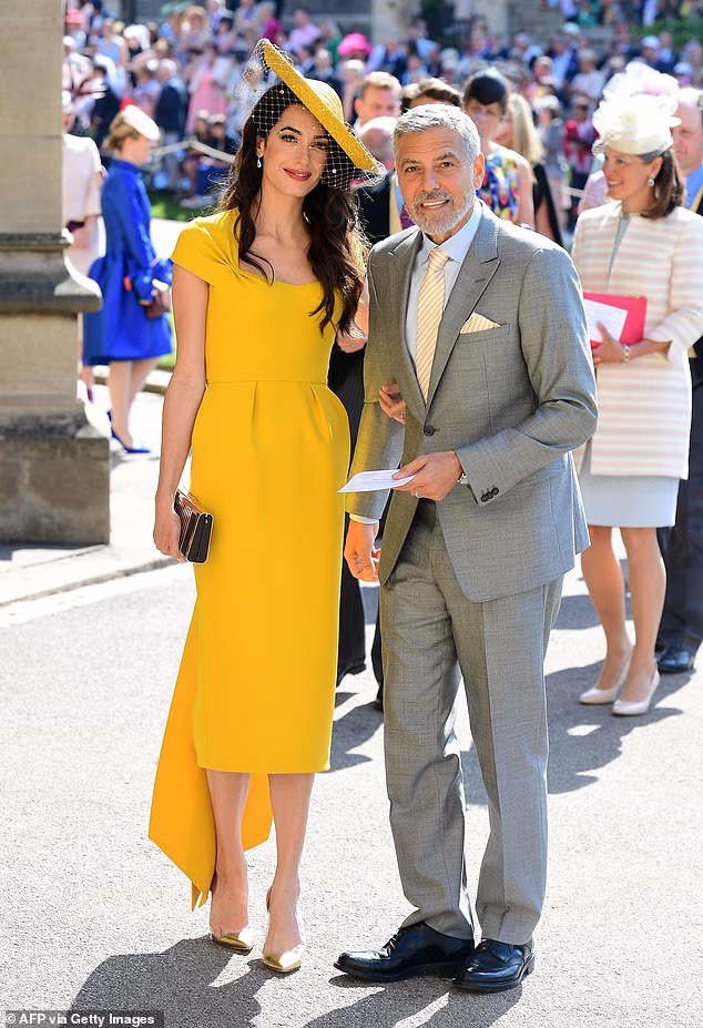 George and Amal Clooney were among the most famous non-royals to attend Harry and Meghan's wedding in 2018