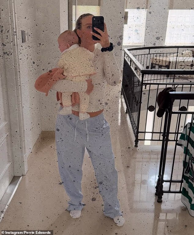 The Little Mix star welcomed her baby girl in January, and admitted she was surprised when she learned she was having a daughter as she'd always seen herself a 'boy mum'