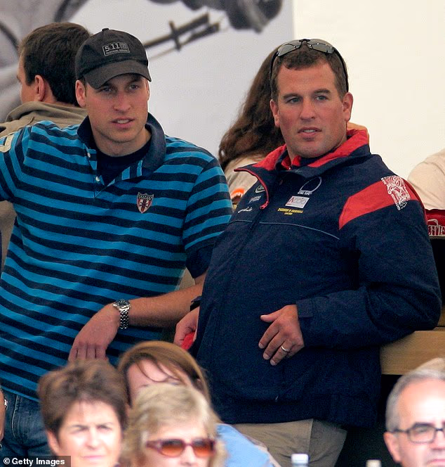 When Peter Phillips wed Autumn Kelly in 2008, his cousin William (pictured) was 'deeply unhappy' with him due to a controversial £500,000 HELLO! deal.